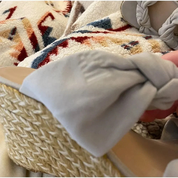 Stuart Weitzman Sarina Espadrille Wedge‎ Sandals - Picture 12 of 12